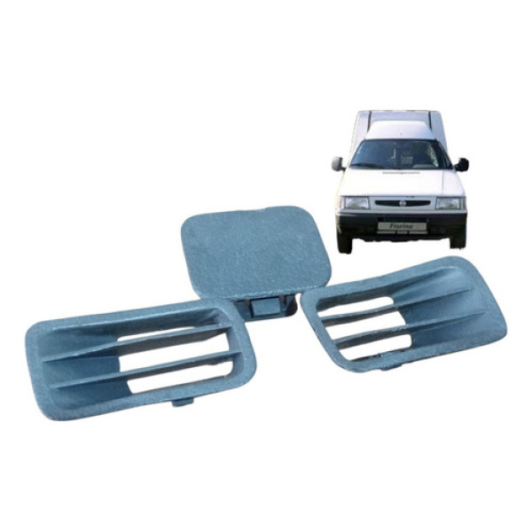 Tela Grade Saida Ar Superior Le Ld Central Uno Fiorino Fire