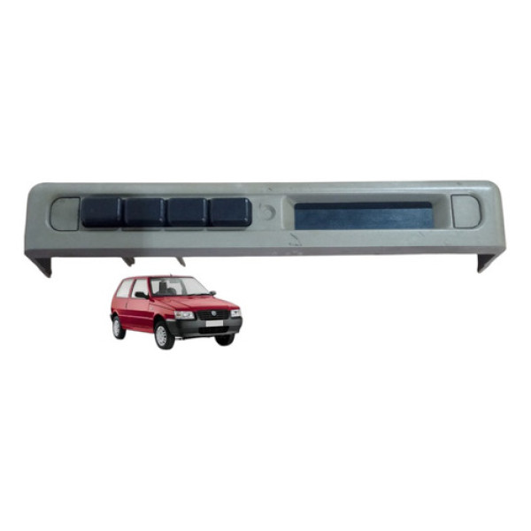Moldura Superior Botão Fake Painel Central Fiat Uno 2003 