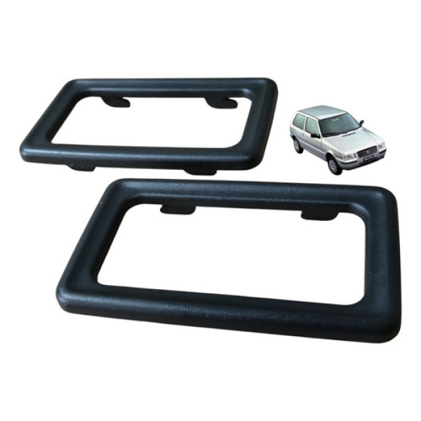 Par Moldura Maçaneta Interna Ld Le Fiat Uno Fiorino 2004