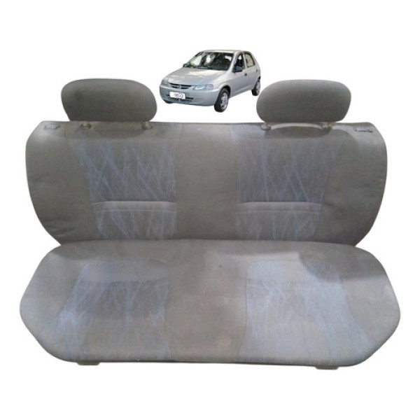 Banco Traseiro Assento Encosto Gm Celta 4 Portas 2003 2004 Cinza