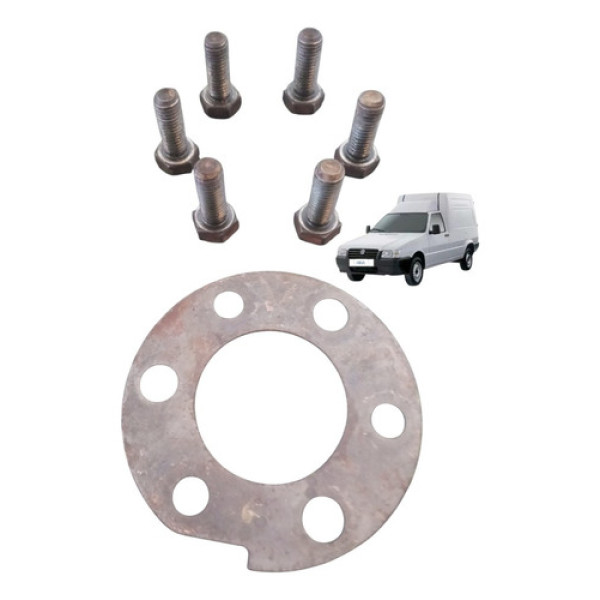 Calço Arruela Com Parafuso Volante Motor Fiorino 1.3 2004