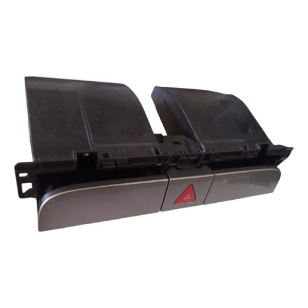 Porta Objetos Botão Pisca Alerta Passat Variant B6 2006 2010 Preto Cinza