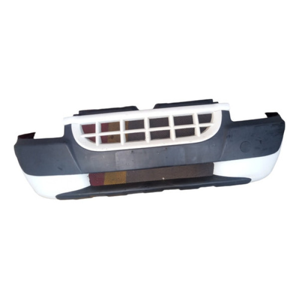 Parachoque Dianteiro Fiat Doblo Elx 2004 2005 Original Usado Branco Preto