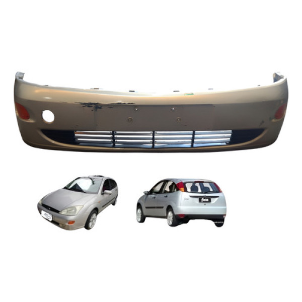 Parachoque Dianteiro Ford Focus Hatch 2001 2008 Prata