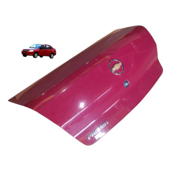 Tampa Traseira Chevrolet Prisma Maxx 1.4 8v 2007 2012 Vermelho