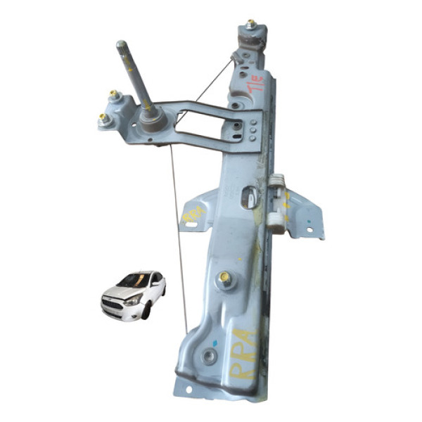 Máquina Vidro Manual Traseiro Esquerdo Ford Ka 2015 A 2020