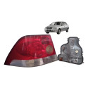 Lanterna Traseira Esquerda Gm Vectra Elegance Sedan 2007  Vermelho E Branco Esquerdo/motorista