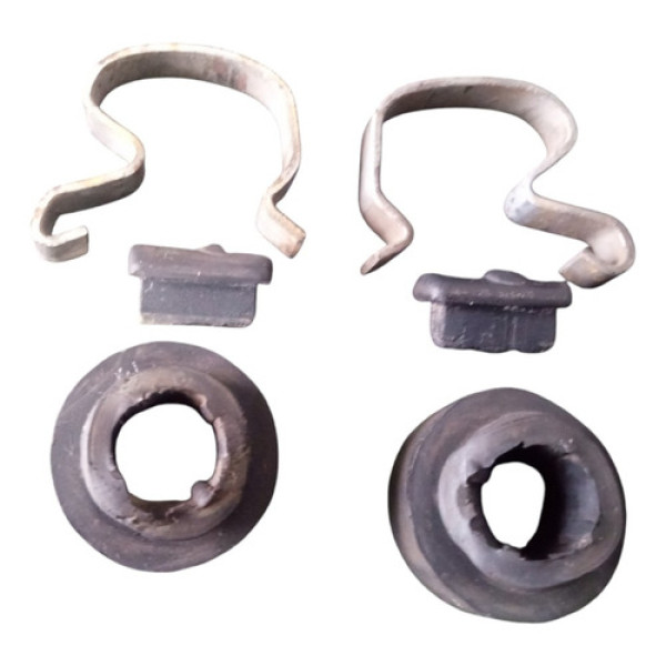 Par Presilha Trava Borracha Radiador Fiat Uno Fiorino Fire