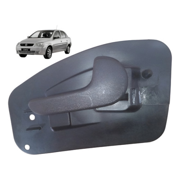 Maçaneta Interna Porta Traseira Direita Gm Corsa Joy 03 11 Preto