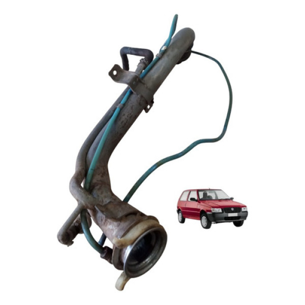 Gargalo Tanque Combustível Fiat Uno 1.0 8v Gasolina 2003 Prata Metálico 2003
