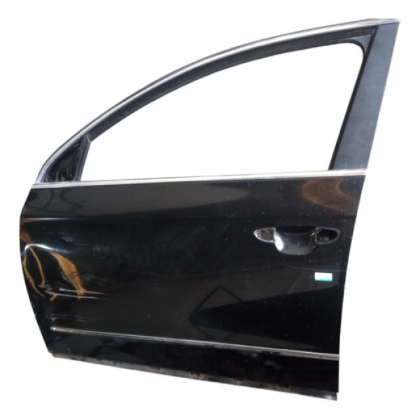 Porta Dianteira Esquerda Vw Passat Variant B6 2006 A 2010 Preto Esquerdo Dianteira