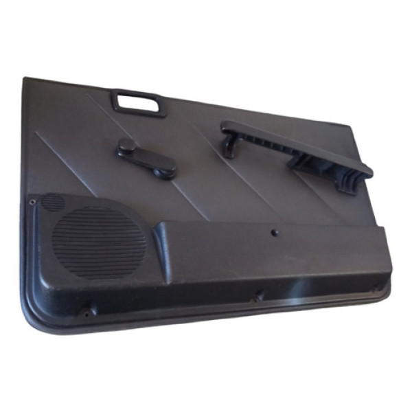 Forro Porta Com Acessórios Lado Direito Fiorino 1987 A 2014 Cinza-escuro