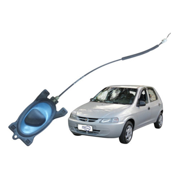 Maçaneta Interna Dianteiro Direito Azul Gm Celta 4p 2004 - Azul - Dianteira
