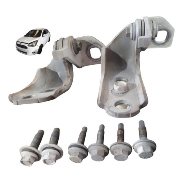 Par Dobradiça Porta Dianteira Direita Ford Ka Hatch 15 A 20