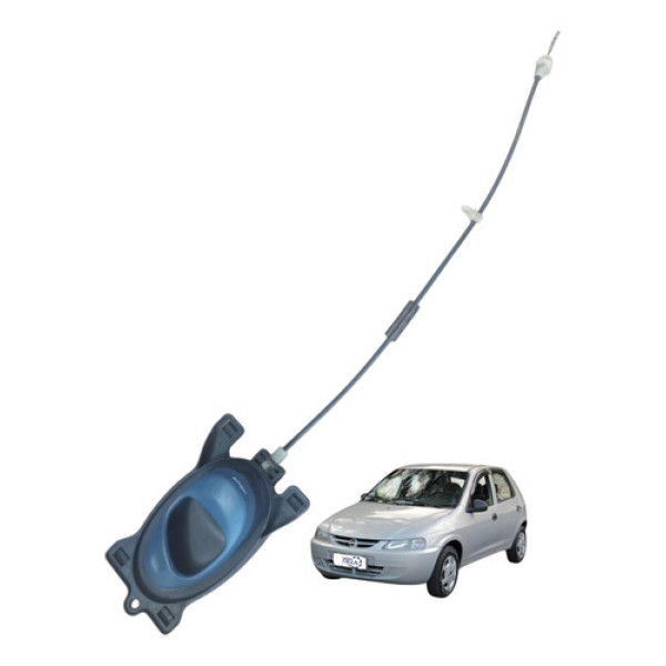 Maçaneta Interna Traseiro Esquerdo Azul Gm Celta 4p 2004 Traseira