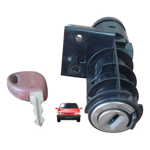 Computador Ignição Com Miolo Chave Fiat Uno 1.0 Flex 05 06
