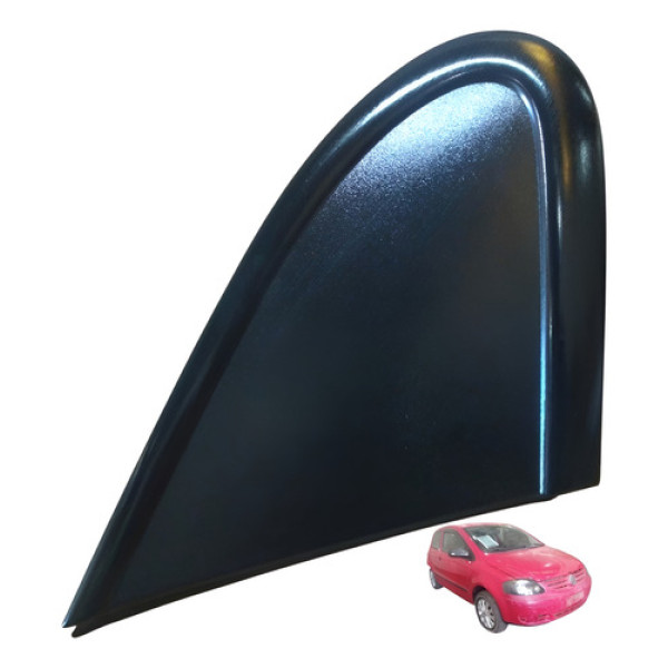 Acabamento Paralama Retrovisor Direito Vw Fox 2005 2009 Preto