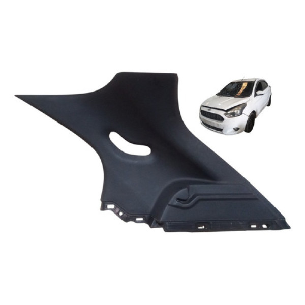 Suporte Bagagito Tampão Direito Ford Ka Hatch 2014 A 2019 Cinza-escuro