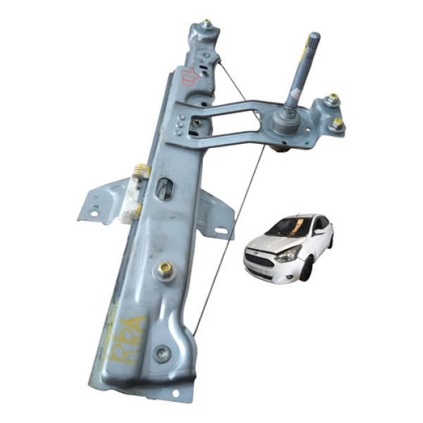 Maquina Vidro Manual Traseiro Direito Ford Ka 2015 A 2020