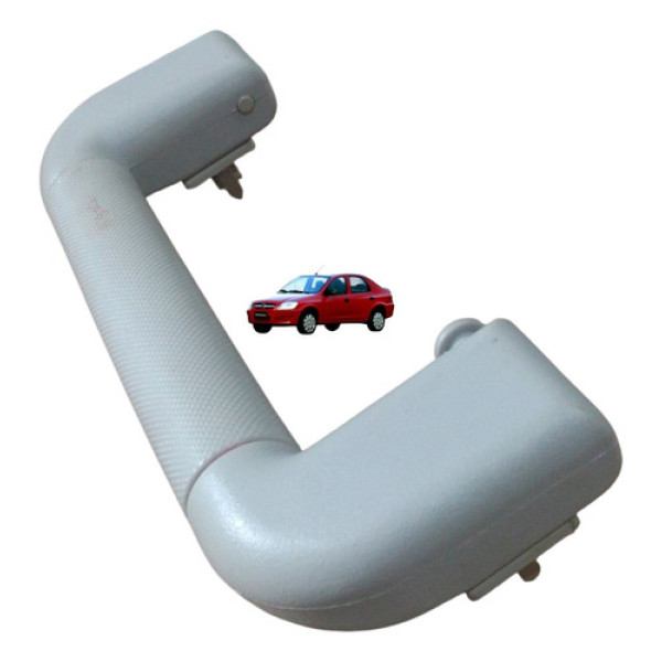 Alça Teto Pqp Gm Prisma Maxx 1.4 8v 2007 2012 Cinza Claro