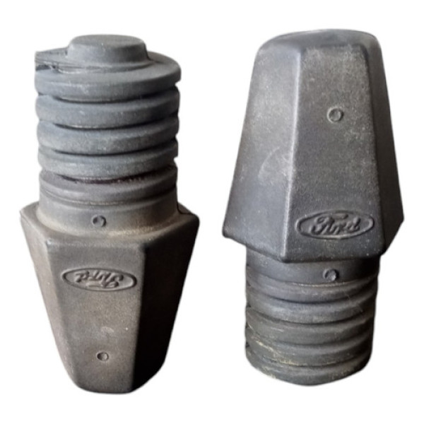 Par Batente Borracha Capô Ford Ka 1.0 Flex 2008 A 2013