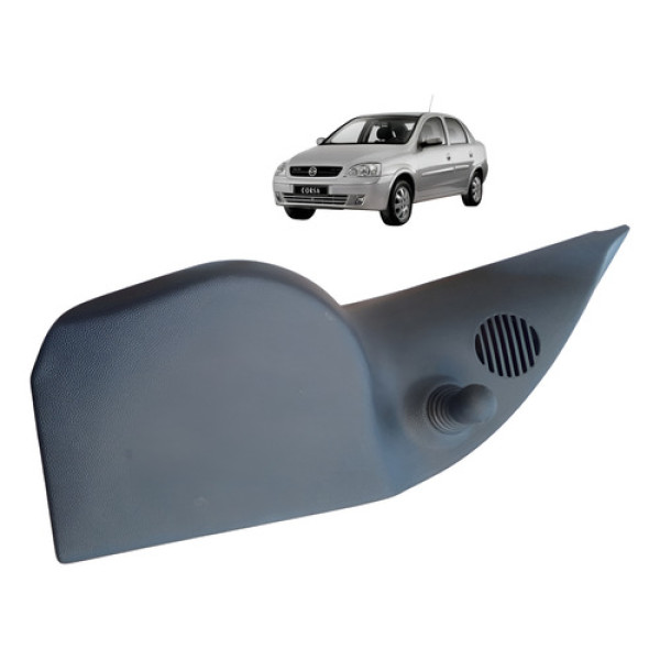 Moldura Interna Esquerdo Retrovisor Gm Corsa Joy 03 12 Cinza-escuro
