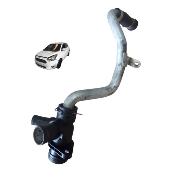 Cano Flange Válvula Termostática 1.0 3cc Ford Ka 2015 A 2020