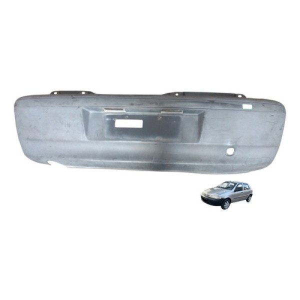 Parachoque Traseiro Preto Fiat Palio 1.0 8v 2004 2005