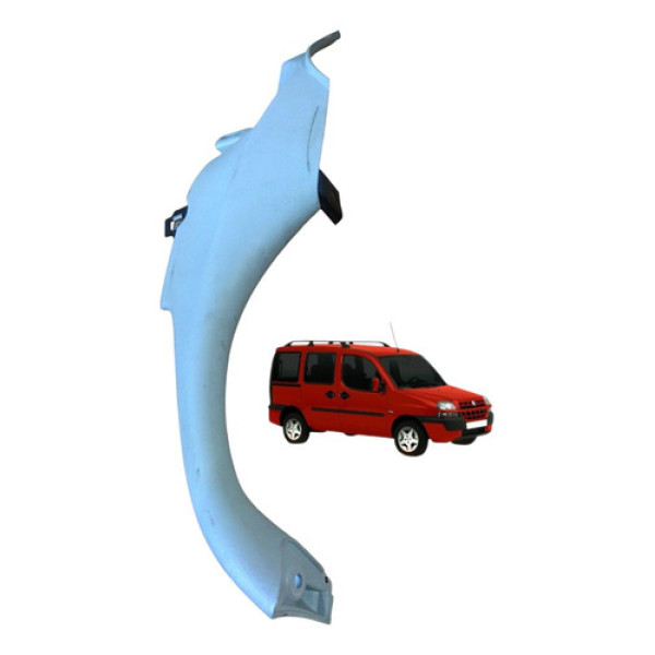 Alça Teto Dianteiro Esquerdo Fiat Doblo Elx 2004 A 2012 Cinza Claro