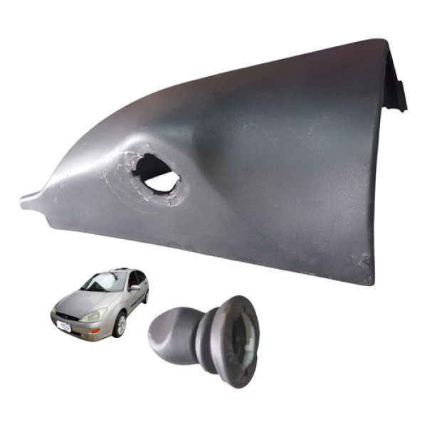 Acabamento Interno Retrovisor Esquerdo Focus Hatch 2001 2008 Preto