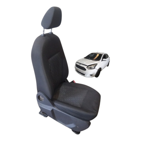 Banco Passageiro Ford Ka Hatch 2015 A 2021 Original Preto Acinzentado