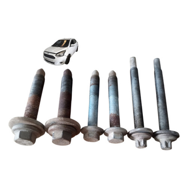 Jogo Parafuso Fixação Agregado Quadro Dianteiro Ford Ka 2015