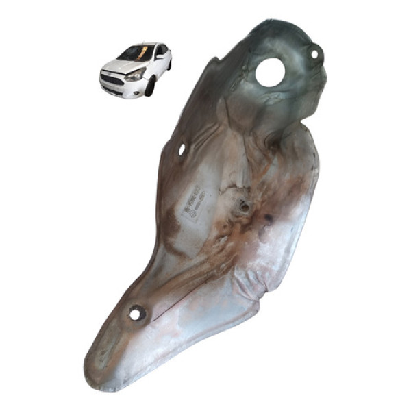 Defletor Protetor Coletor Escape 1.0 3cc Ford Ka 2015 A 2019