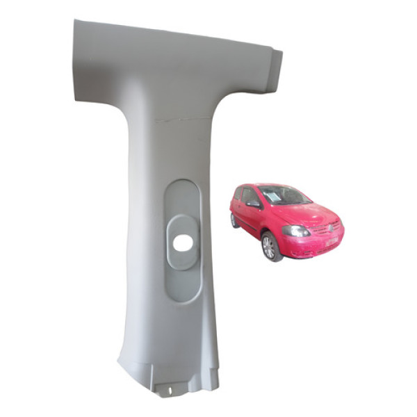 Acabamento Coluna Central Esquerda Vw Fox 2portas 2005 2009