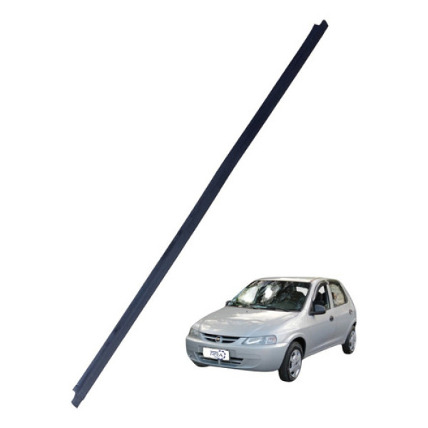 Pestana Externa Friso Porta Dianteira Esquerda Celta 4p 2003 Preto