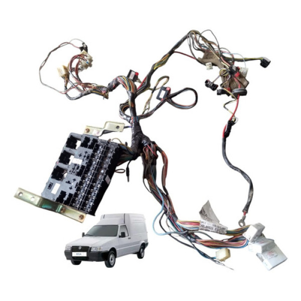 Chicote Painel Caixa Fusível Fiat Fiorino 1.3 8v Flex 2004