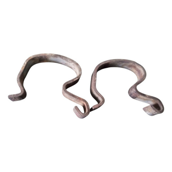 Par Presilha Trava Radiador Fiat Uno Fiorino 2004 Original 