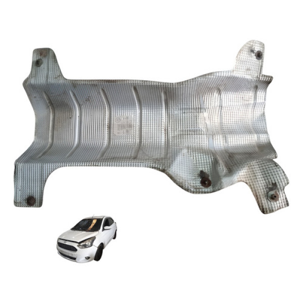 Defletor Calor Escapamento Ford Ka Se 1.0 Hatch 2015 A 2020