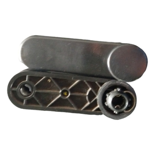 Par De Manivela Vidro Interna Porta Fiat Uno 2004 A 2011 Preto