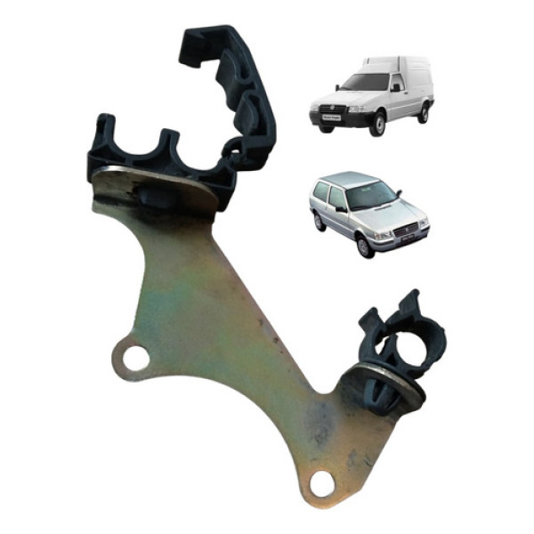 Suporte Mangueira Tbi Fiat Uno Fiorino Fire 2000 A 2012