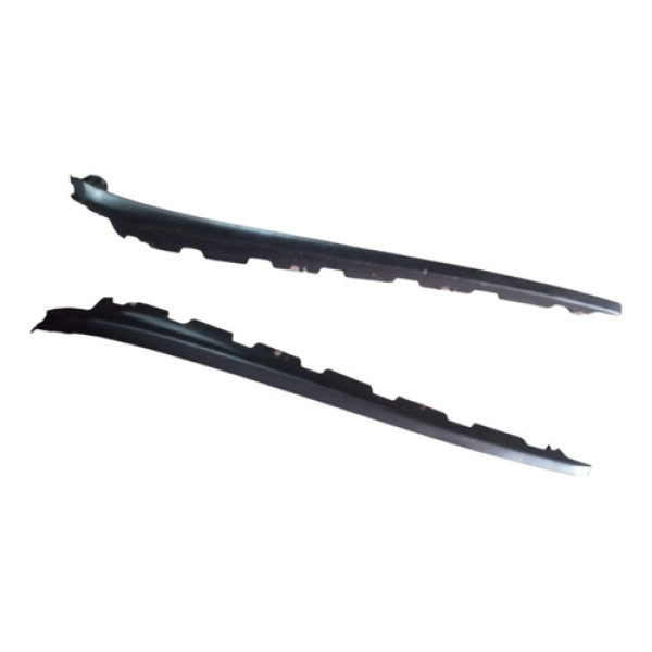 Par Moldura Parabrisa Externo Palio Strada Siena 2001 A 2012 Preto