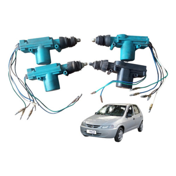 Trava Elétrica Porta Dianteira Traseira Gm Celta 4porta 2003