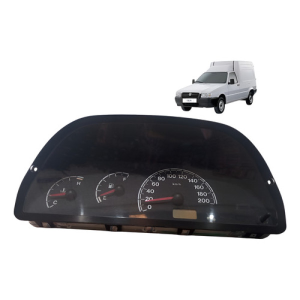 Painel Instrumentos Analógico 1.3 8v Fiat Fiorino 2006 Preto