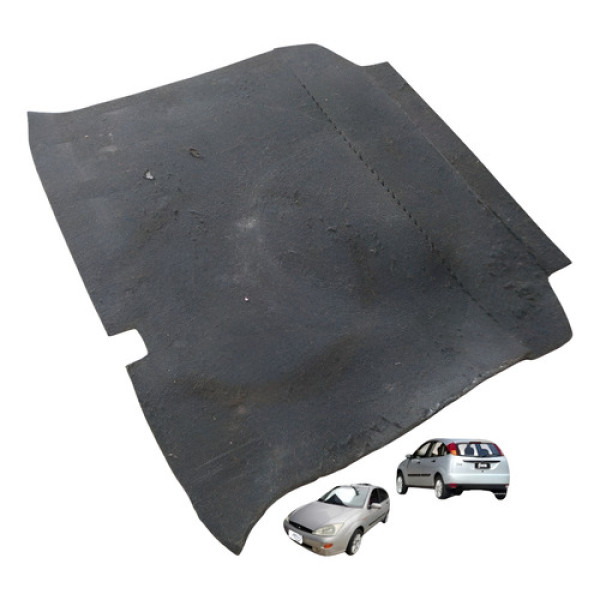 Carpete Forro Porta Malas Focus Hatch 1.8 2001 2008 Preto