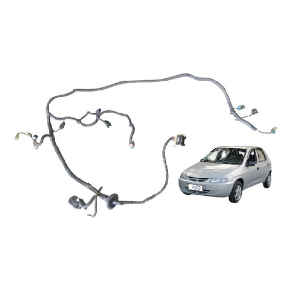 Chicote Dianteiro Farol Módulo Delphi Gm Celta 1.0 Vhc 2004