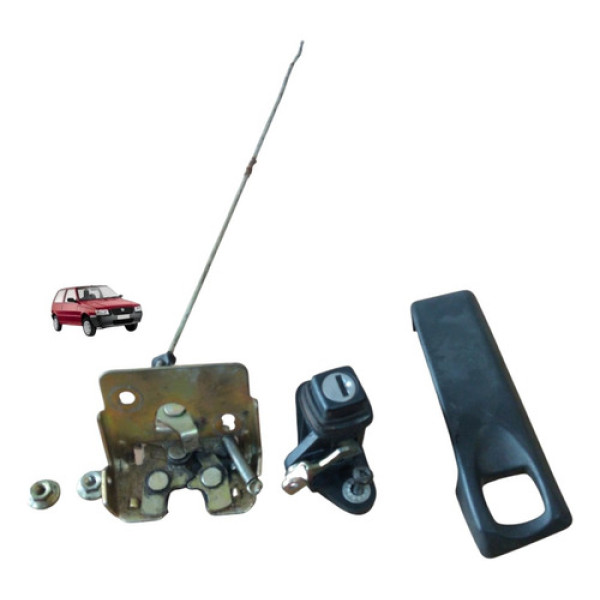 Maçaneta Externa Fechadura Tampa Traseira Fiat Uno Chinês 03