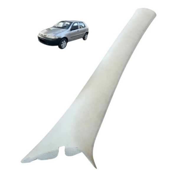 Moldura Acabamento Coluna Parabrisa Direito Palio 2001 2006 Bege