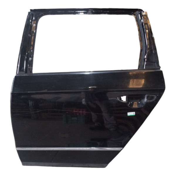 Porta Traseira Lado Esquerdo Passat Variant B6 2006 A 2010 Preto Traseira Esquerda