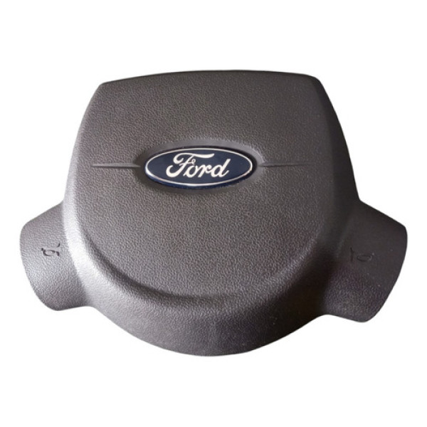 Capa Volante Buzina Ford Ka 1.0 Fiesta 2008 A 2013 Original  Cinza Escudo