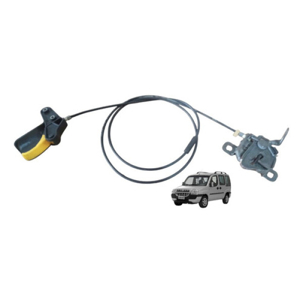 Fechadura Alavanca Cabo Capô Fiat Doblo 2004 2012